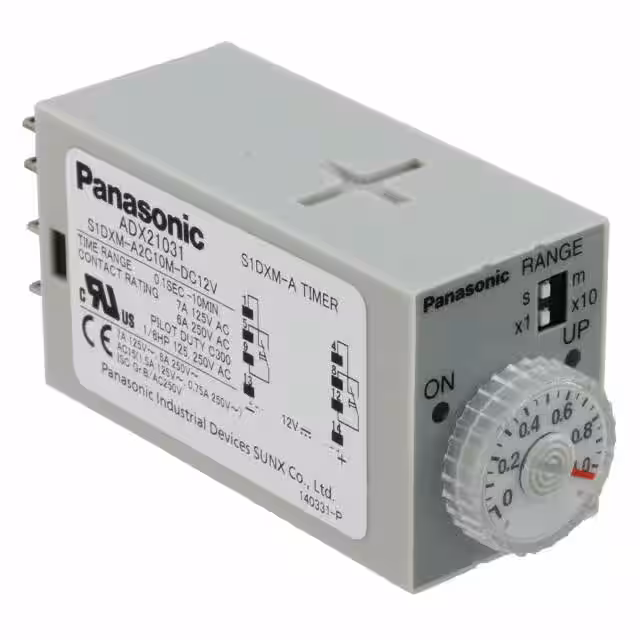 S1DXM-A2C10M-DC12V Panasonic Industrial Automation Sales  Time Delay Relays